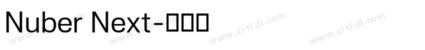 Nuber Next字体转换
